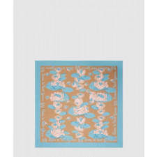 구찌 플로라 프린트 실크 스카프 722713