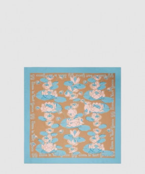 구찌 플로라 프린트 실크 스카프 722713