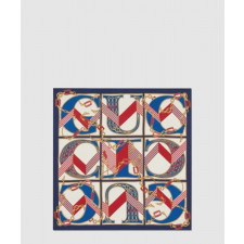 구찌 플로라 프린트 실크 스카 739829