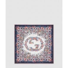 구찌 플로라 프린트 실크 스카 783157