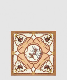 구찌 플로라 프린트 실크 스카 766327