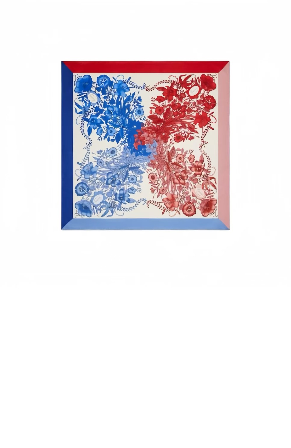 구찌 플로라 프린트 실크 스카프 775773