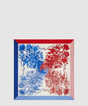 구찌 플로라 프린트 실크 스카프 775773