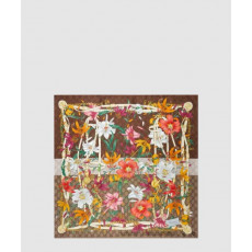 구찌 플로라 프린트 실크 스카 777068