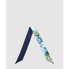 구찌 플로라 프린트 실크 넥 보우 432849