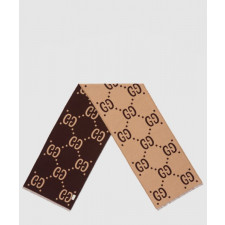 구찌 GG 자카드 울 실크 스카프 495592