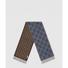 구찌 태슬 디테일의 GG 자카드 니트 스카프 676610