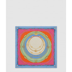 구찌 GG 벨트 프린트 실크 스카프 788599