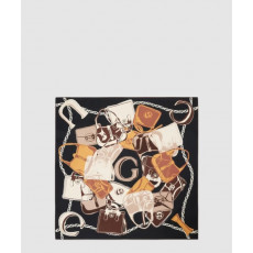 구찌 플로라 프린트 실크 스카프 723139