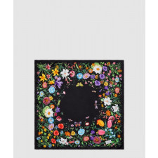 구찌 플로라 프린트 실크 까레 699506