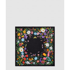 구찌 플로라 프린트 실크 까레 699506