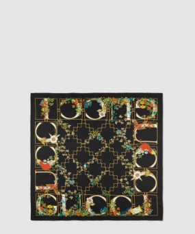 구찌 GG 홀스빗 실크 스카프 777353