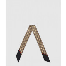 구찌 GG 비(Bee) 모양 실크 넥 보우 499226