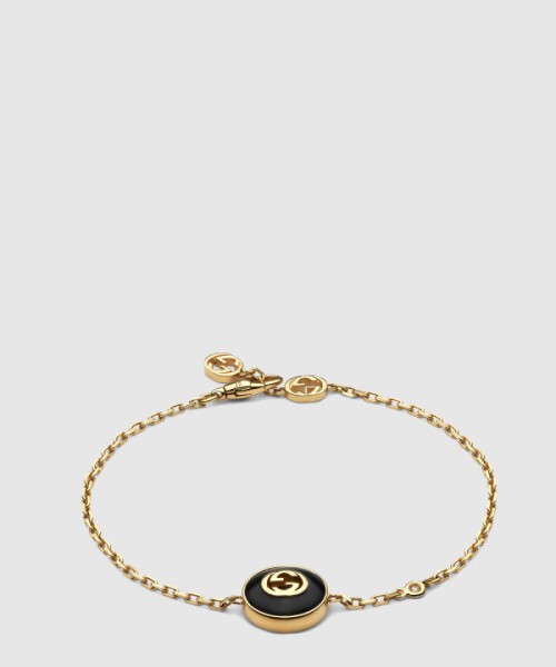 구찌 인터로킹 체인 팔찌 786556