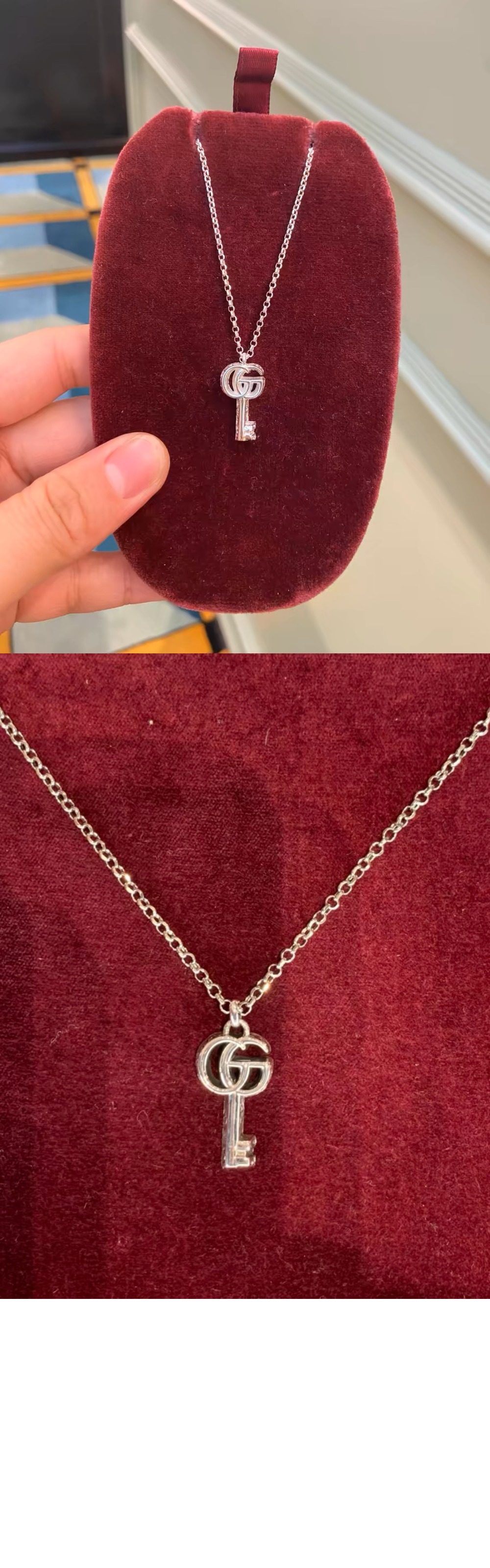 구찌 키 참 목걸이 770723