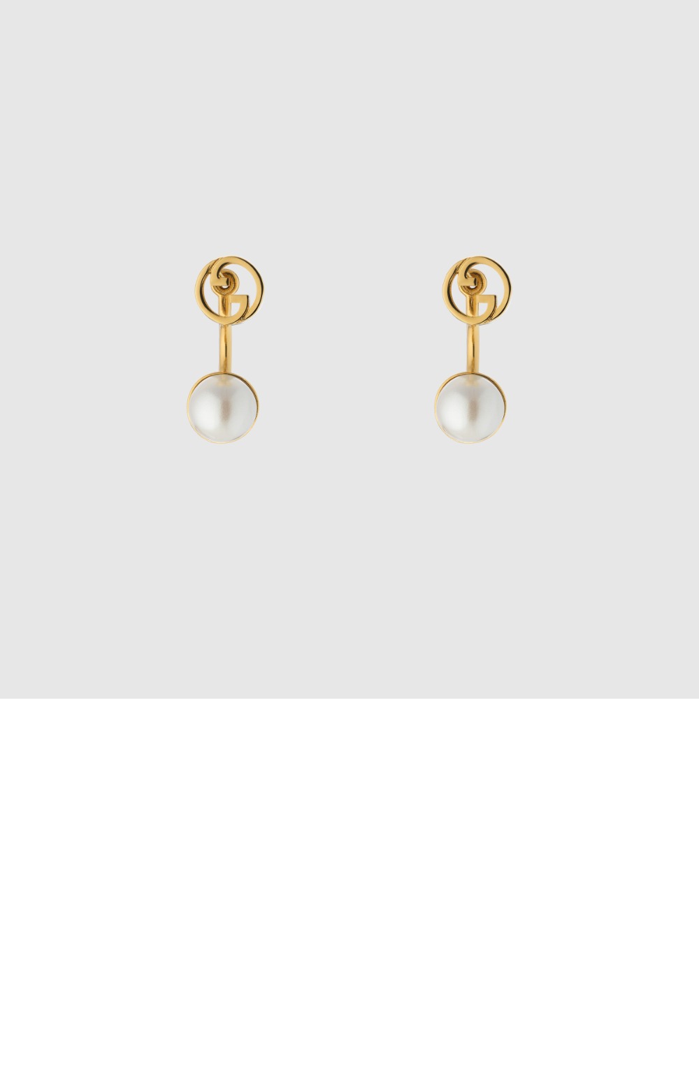 구찌 블론디 레진 펄 귀걸이 797497