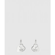 구찌 펜던트가 포함된 트레이드마크 후프 귀걸이 796302