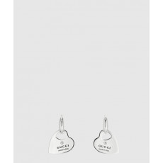 구찌 펜던트가 포함된 트레이드마크 후프 귀걸이 796302