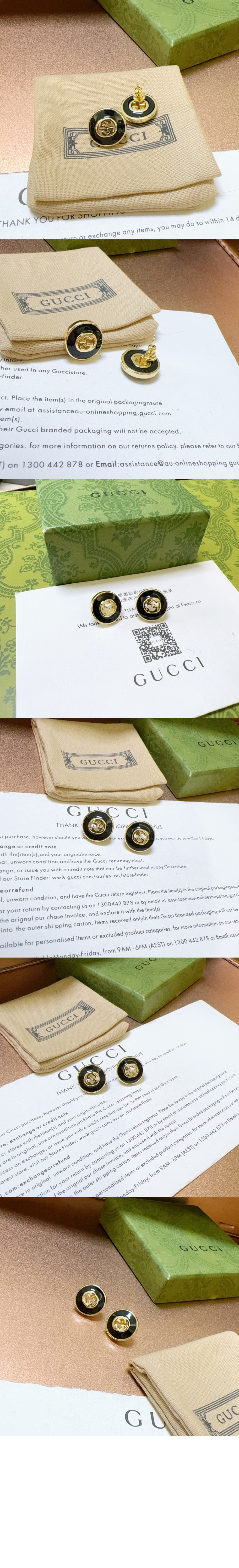 구찌 스터드 귀걸이 786554