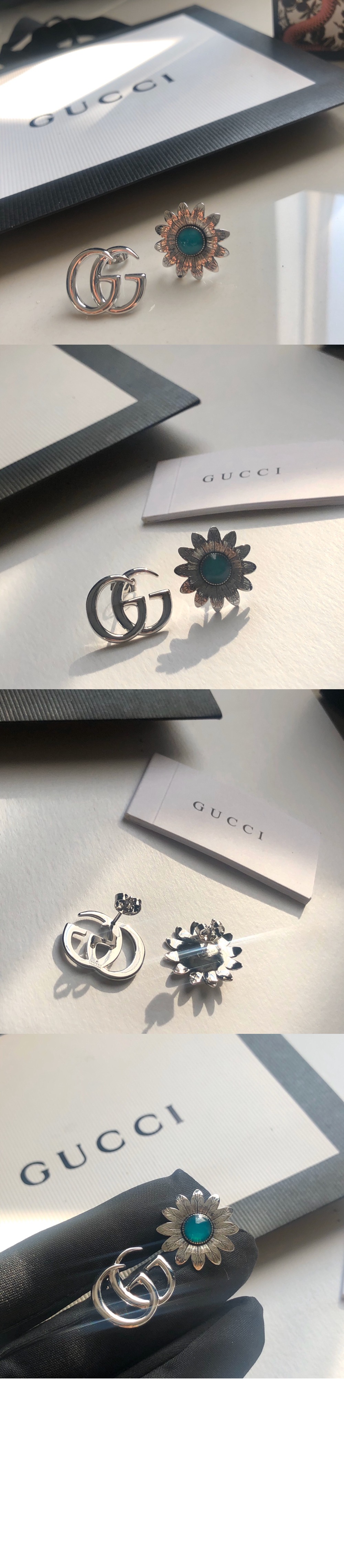 구찌 GG 플라워 귀걸이 527344