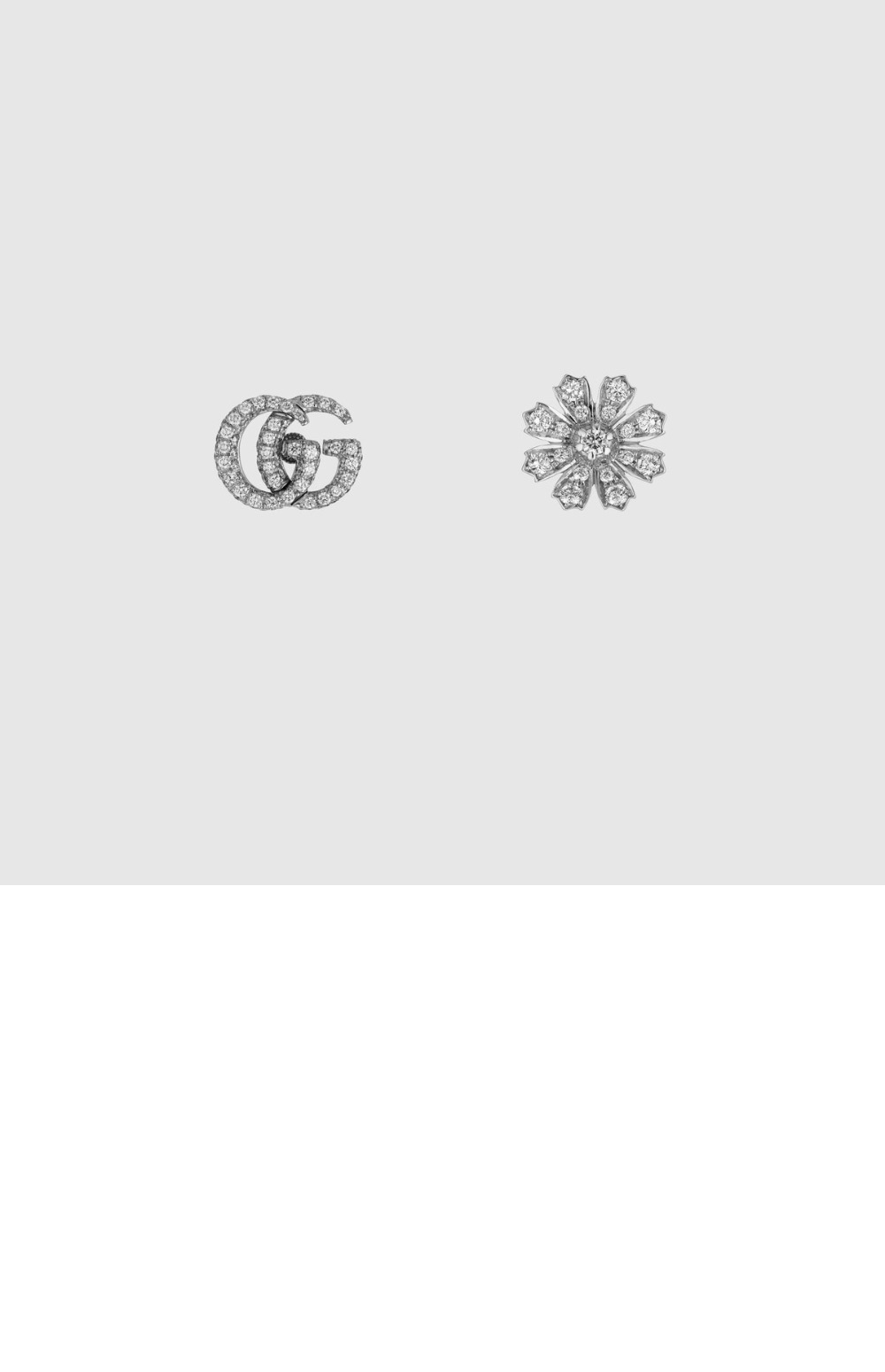 구찌 플로라 18k 다이아몬드 귀걸이 582033