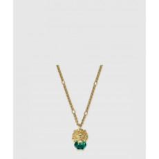 구찌 그린 크리스털 펜던트 목걸이 677366