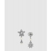 구찌 크리스탈 더블 G 귀걸이 581824