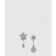 구찌 크리스탈 더블 G 귀걸이 581824