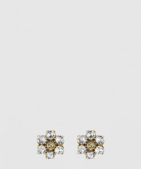 구찌 크리스탈 더블 G 귀걸이 645685