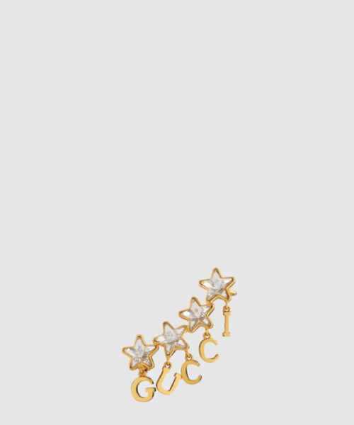 구찌 스크립트 싱글 귀걸이 680267