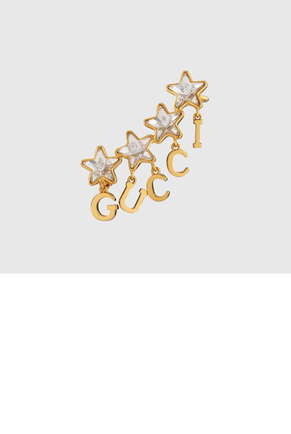 구찌 스크립트 싱글 귀걸이 680267