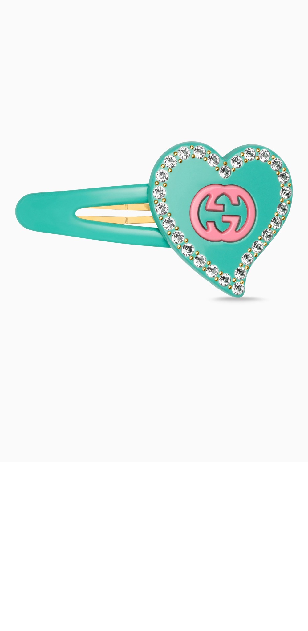 구찌 GG 하트 머리핀 679036