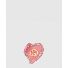 구찌 더블 G 하트 머리핀 753884