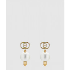 구찌 인터로킹 G 진주 귀걸이 582822