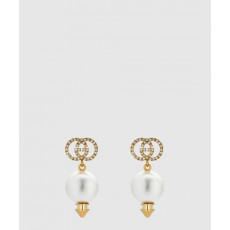 구찌 인터로킹 G 진주 귀걸이 582822