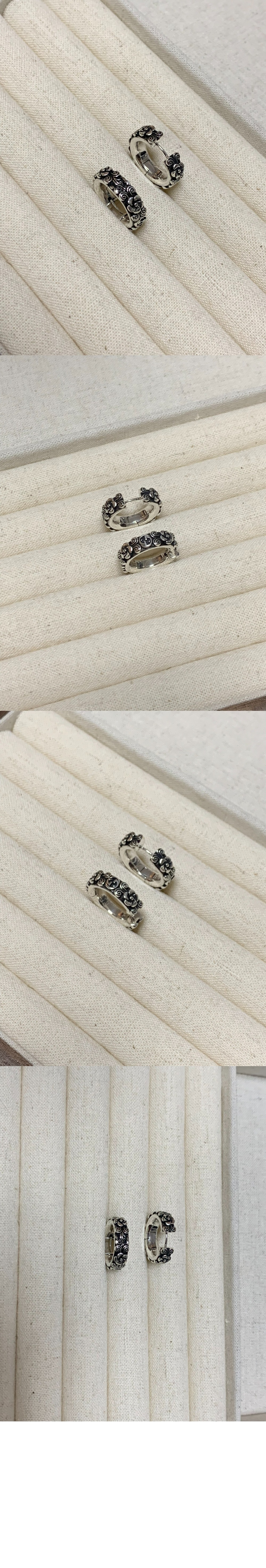 구찌 인터로킹 G 및 플라워 귀걸이 728287