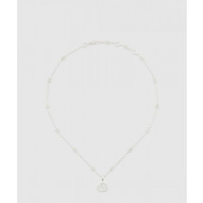 구찌 인터로킹 G 실버 목걸이 479221