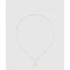 구찌 인터로킹 G 실버 목걸이 479221