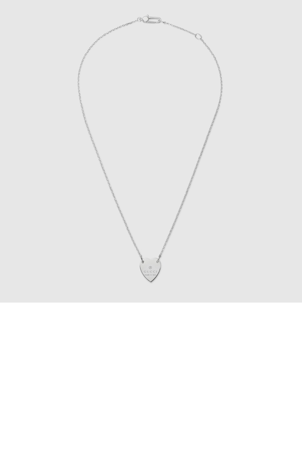 구찌 하트 펜던트 목걸이 223512