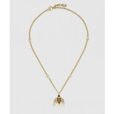 구찌 체인 벌 펜던트 목걸이 679011