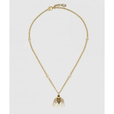 구찌 체인 벌 펜던트 목걸이 679011