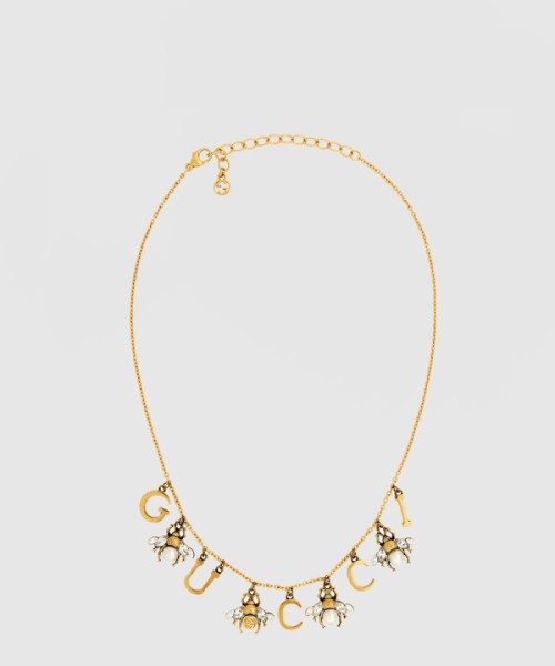 구찌 진주 장식 목걸이 691403