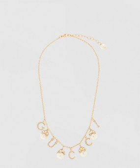 구찌 진주 장식 목걸이 753969