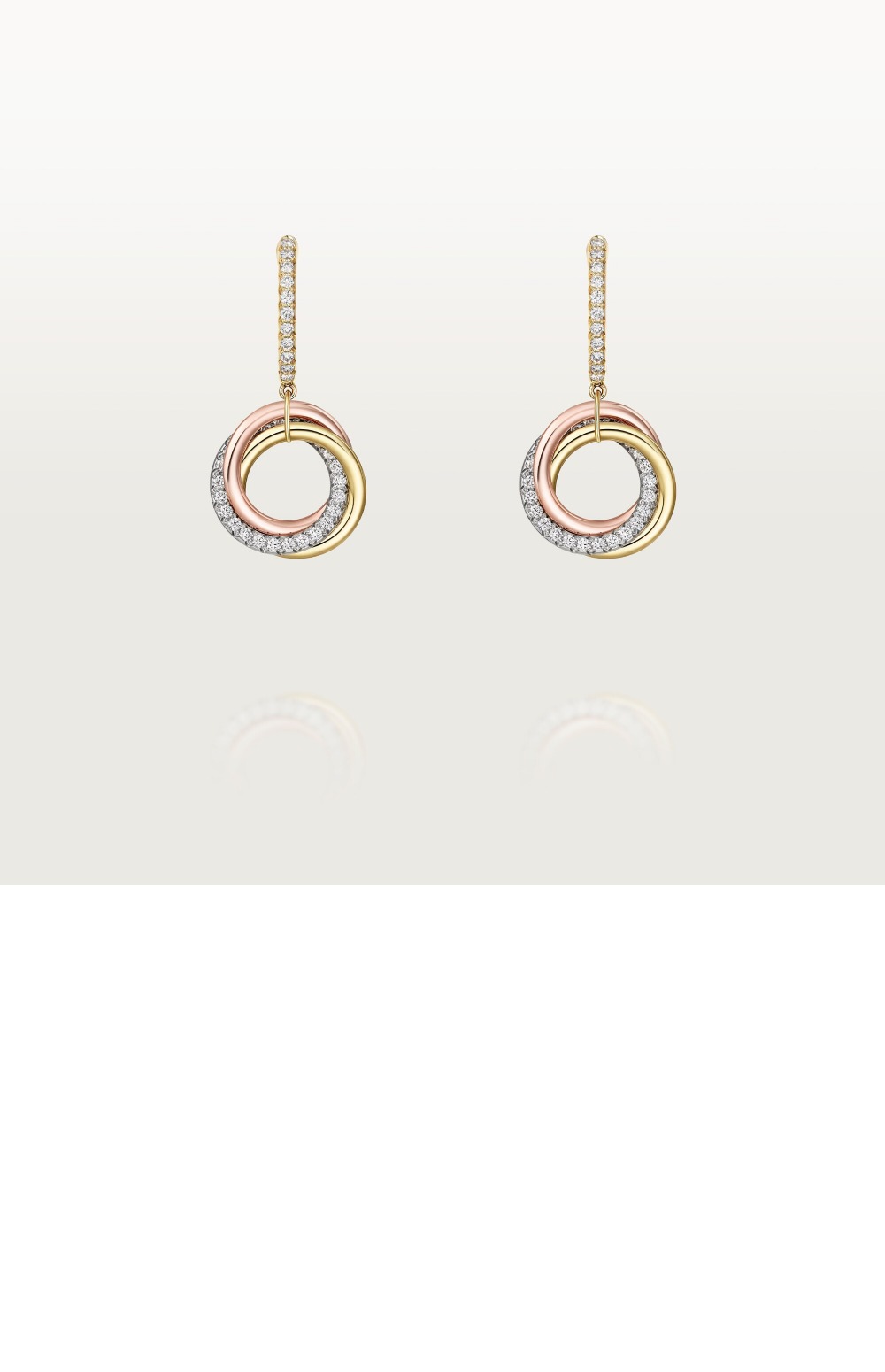 까르띠에 트리니티 이어링