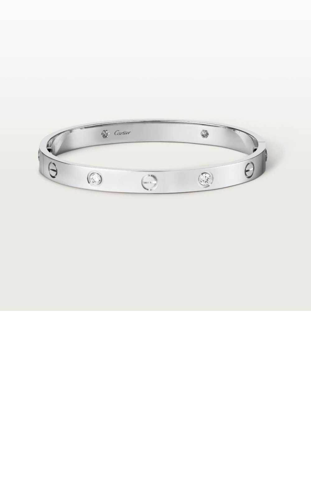 까르띠에 다이아몬드 4개 팔찌 B6070117