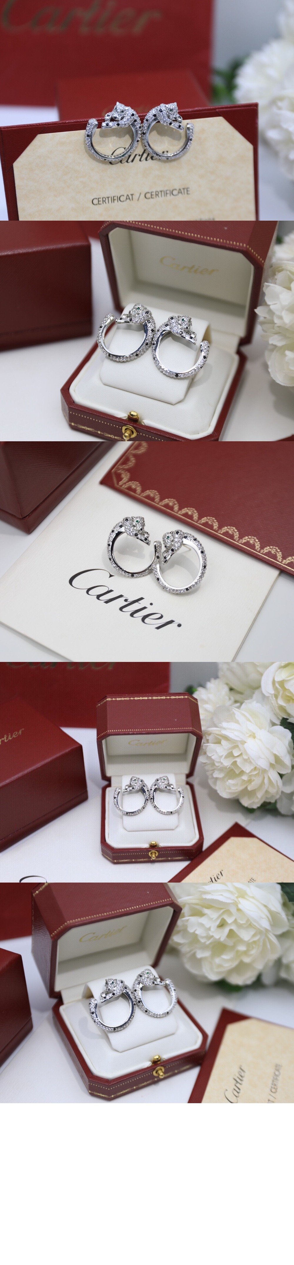 까르띠에 팬더 드 귀걸이 H8000330