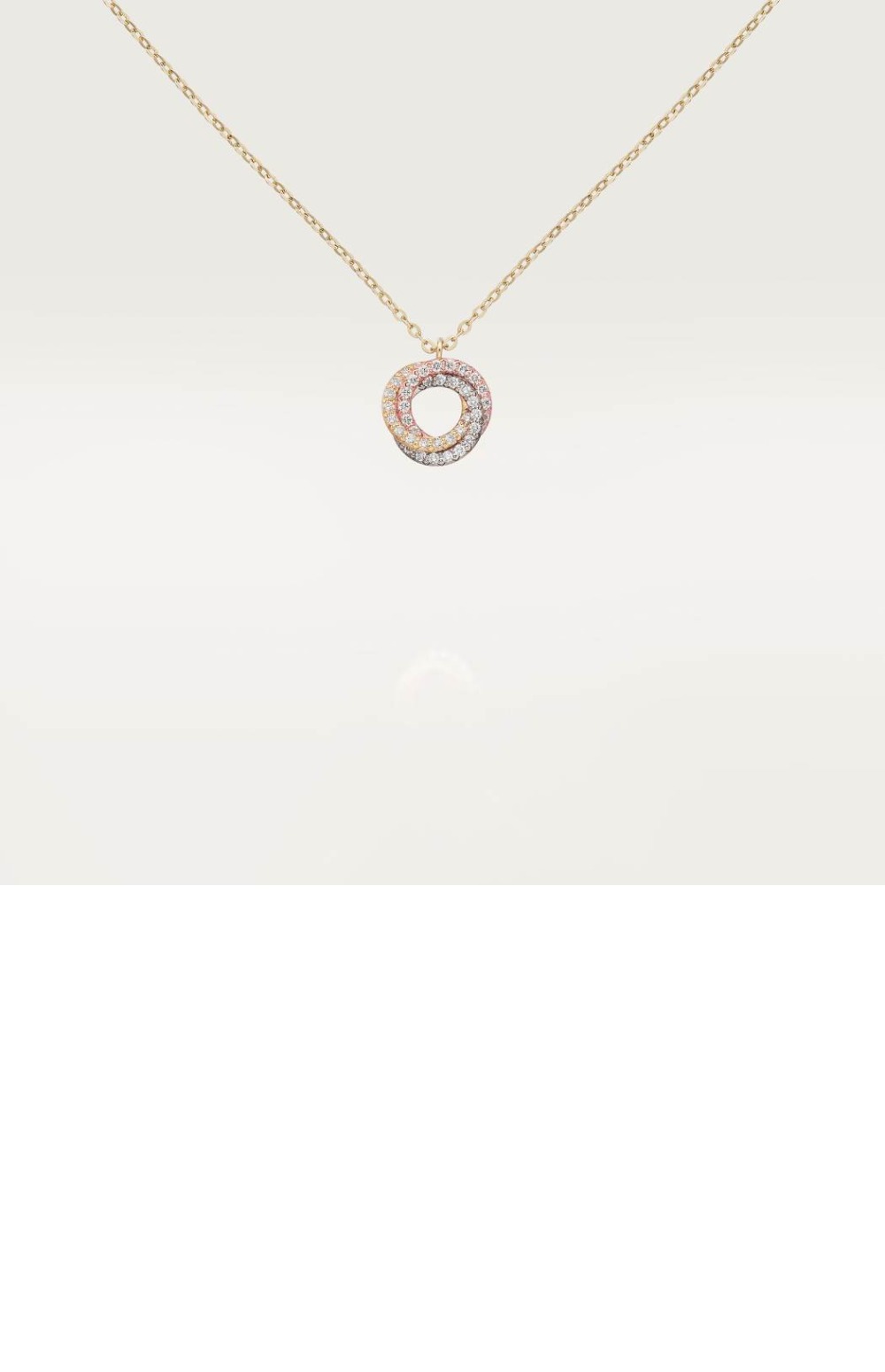 까르띠에 트리니티 네크리스 B7224808