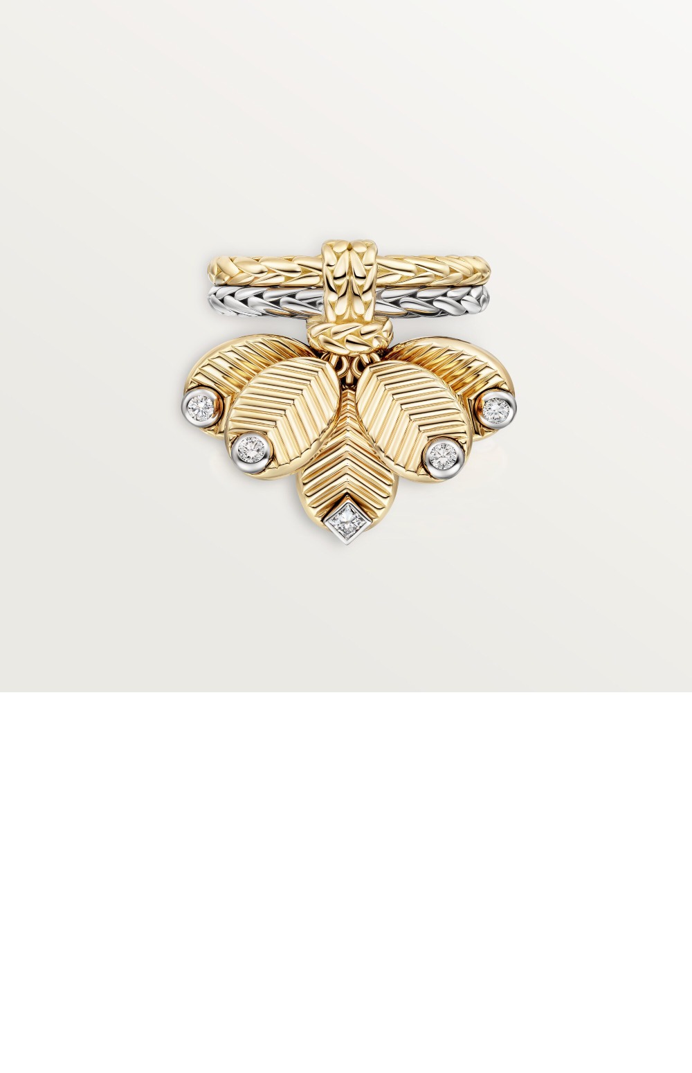 까르띠에 그랑 드 카페 링 B4242200