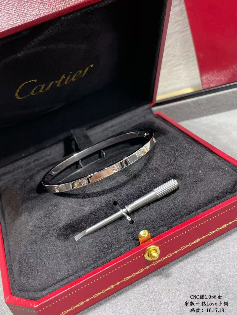 까르띠에 러브 팔찌 SM  (V-gold소재) (3COLOR)