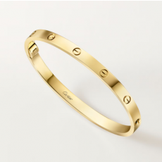 까르띠에 러브 팔찌 미디움 폭 4.8mm 골드